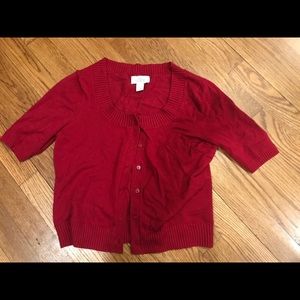 Loft short sleeve cardigan